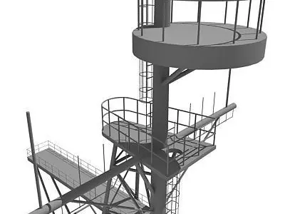 Industrial Tower 3 3D model