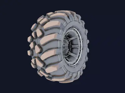 Vehicle Tyre 3D model buy