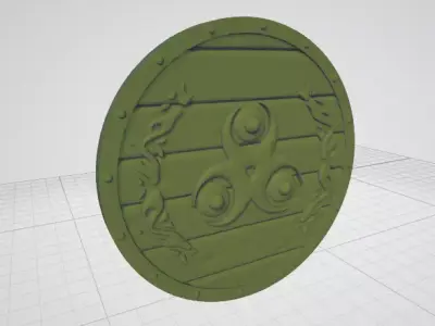 Shield--02--suzhou celtic shield Free 3D model