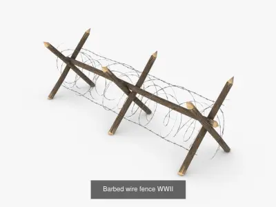 WW2 Afrika Korps Assets 3D Model Pack