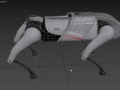 Robot dog Xiaomi CyberDog  3D model