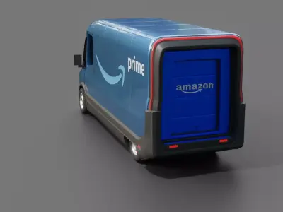 Amazon Rivian EDV 3D model