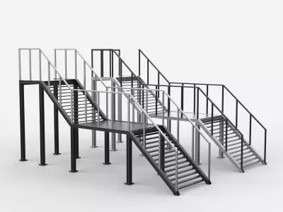 staircase 02 3D model