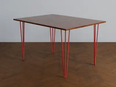 Hairpin Leg Table  3D model