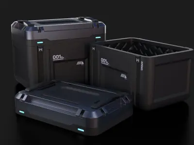 Technology box 3D model