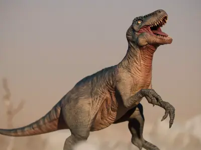 Dinosaur Ue Unity Low-poly 3D model