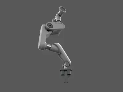 Robotic Arm Suspended Low-poly 3D model