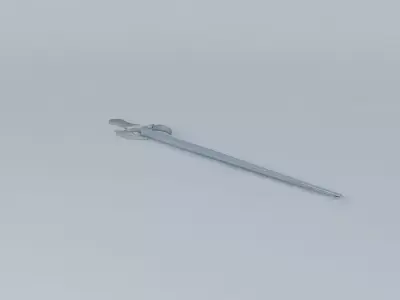 espada blue sword Free 3D model