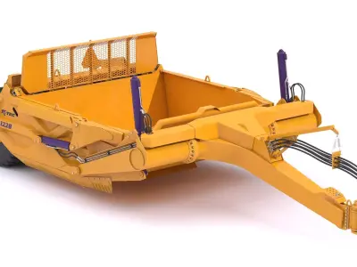 K-Tec Direct Mount Scrapers 1228 3D model