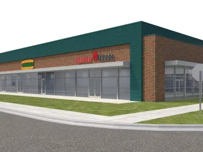 Retail-187 Retail Store 3D model