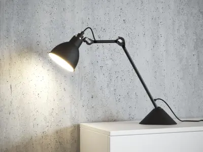 Lampe Gras No 205 Table 3D model