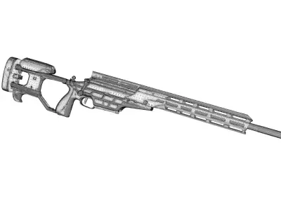 SAKO TRG 42 Sniper Rifle 3D model