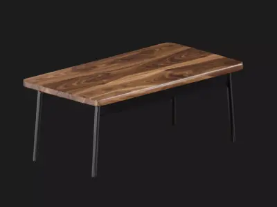 Modern Wooden Table 3D model