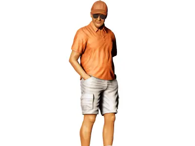 N3 Car show spectators  3D print model