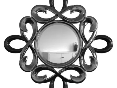 Mirror of Zodiac Low-poly 3D model
