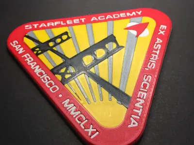 Starfleet Academy Logo Coaster 3D print model