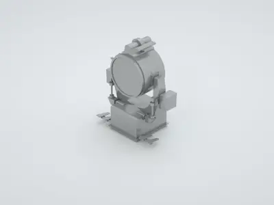 Naval Spotlight  3D model
