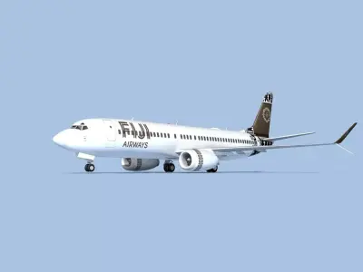 Boeing 737-800 Max Fiji Airways 3D model