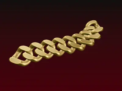 Cuban Chain Ring 3D print model