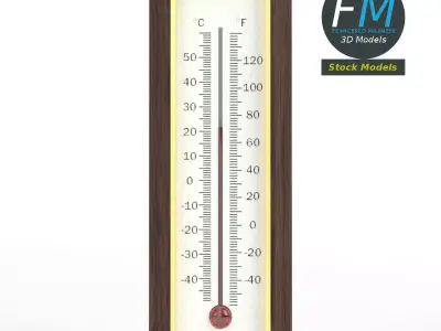 Wall thermometer 3D model