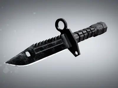 M9 Bayonet Free low-poly 3D model order