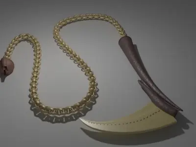 Bloody Reaper chained weapon Free 3D model