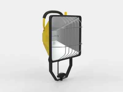 Halogen work light 3D model