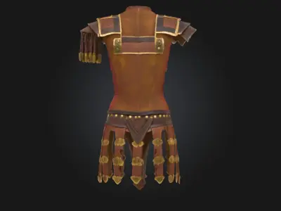 Gladiator Armor Historical Battlewear Model for Combat 3D model
