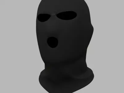 Balaclava ski mask 3D model