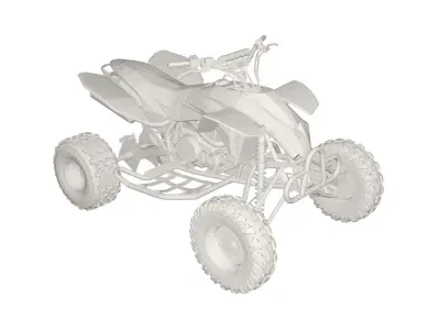 Quad bike 3D model buy