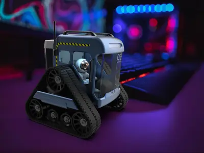 Humidifier Crawler 3D print model