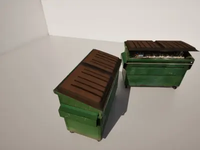 Dumpster 3D model purchase