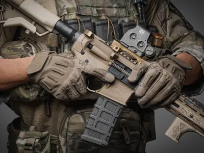 OUTDOOR RESEARCH SENSOR GLOVES Low-poly 3D model