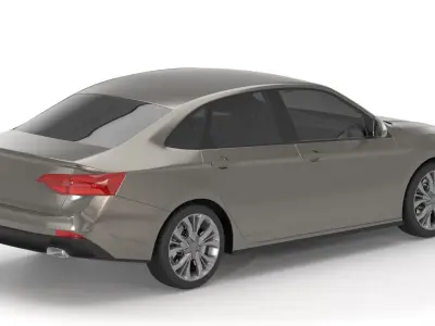 Generic Sedan 02 3D model