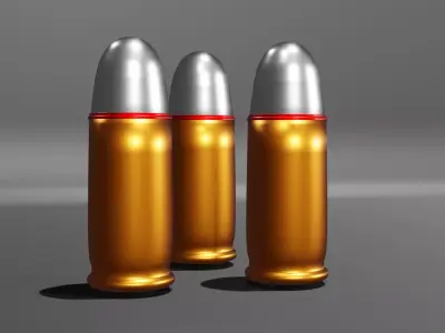 9mm bullet Free 3D model