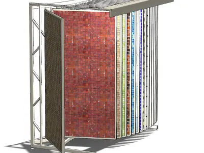 Tile display stand 3D model