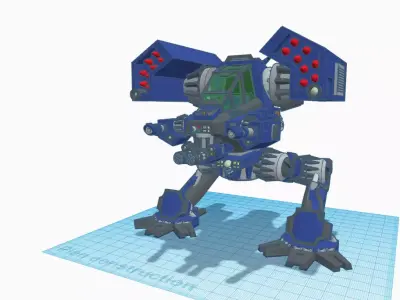 Storm Walker    Heavy mecha tank 3D print model