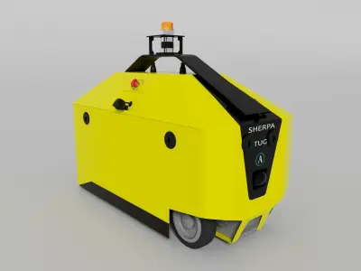 Sherpa Machine Rig Model package carrier 3D model