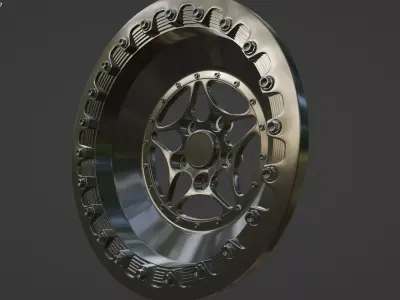alloy wheel 3D model V3