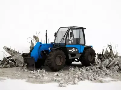 Heavy Gear Construction Tractor 3D model