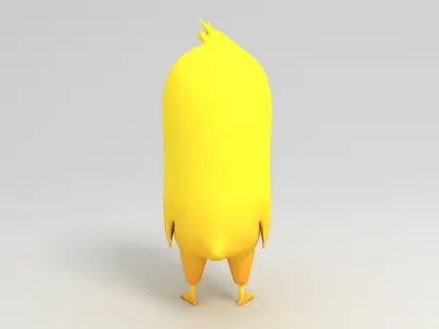Chicky Character Free 3D model