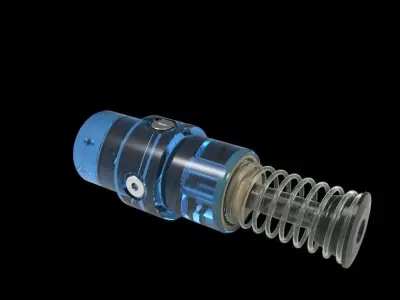 Shock absorber Free 3D model by Nsfr750