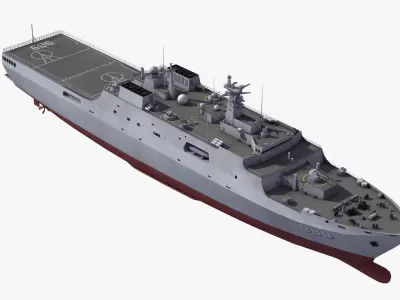 Chinese Navy Ship Collection 3D Model Pack