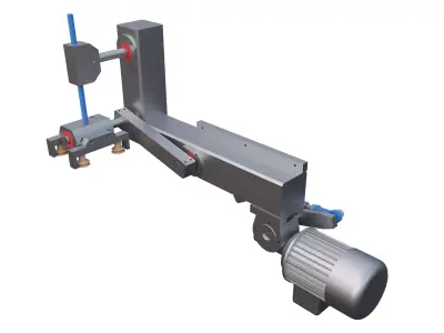 90 degree picking and placing mechanism 3D model