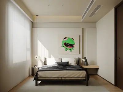 Bedroom interior scenes 3D model purchase