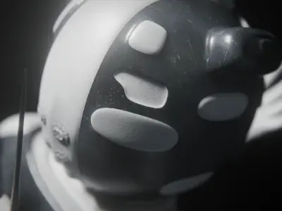 Astronaut Low-poly 3D model shop