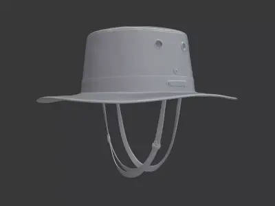 Boonie Hat Realistic 3D Printable Military Outdoor Style Model 3D print model