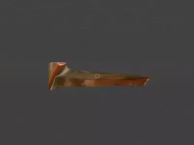 W204 wagon spoiler 3D model