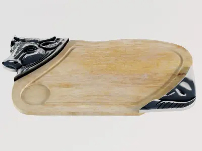 Tray cow CNC 3D print model