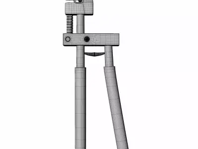 Hole punching pliers 3D model